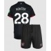 Maillot de foot West Ham United Tomas Soucek #28 Extérieur vêtements enfant 2024-25 Manches Courtes (+ pantalon court)